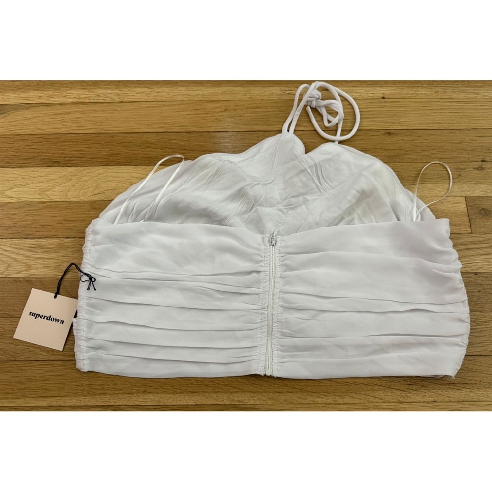 Superdown Harlie Halter Top in White - Picture 4 of 8
